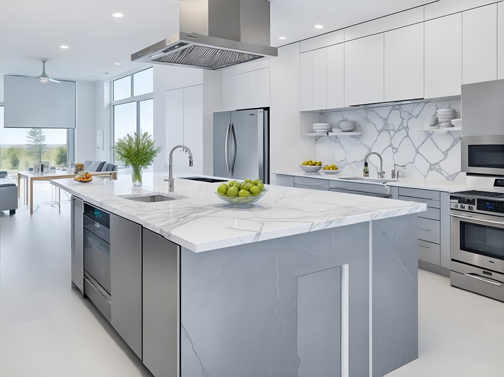 Comment intégrer le marbre dans votre cuisine pour un style élégant et contemporain ?